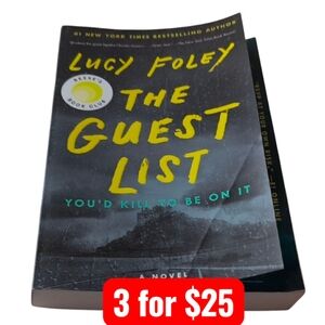 The Guest List by Lucy Foley Reese's Book Club Paperback